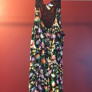 Floral Romper WITH POCKETS